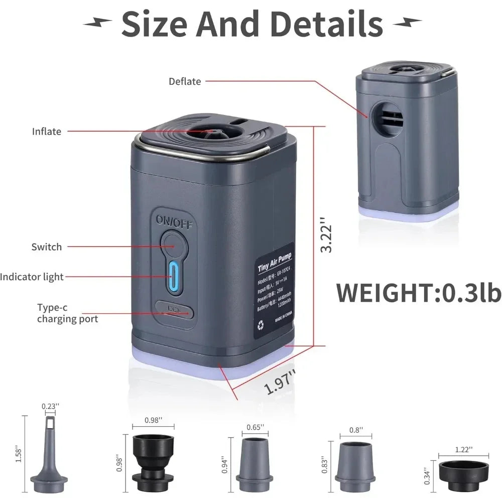 Mini Electric Air Pump-Small but Mighty!